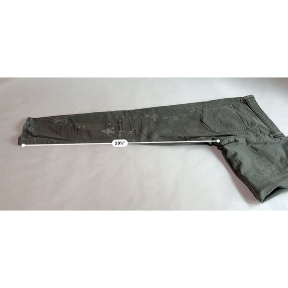 John Elliott Season Nine Jeans in Grey Paint Splatter - Picture 5 of 8